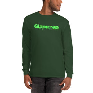 Long sleeve t-shirt forest green front model man