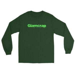 Long sleeve t-shirt forest green front folded man