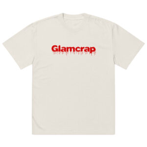 Oversized faded t-shirt white front man