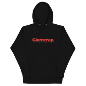 Premium hoodie black front general woman
